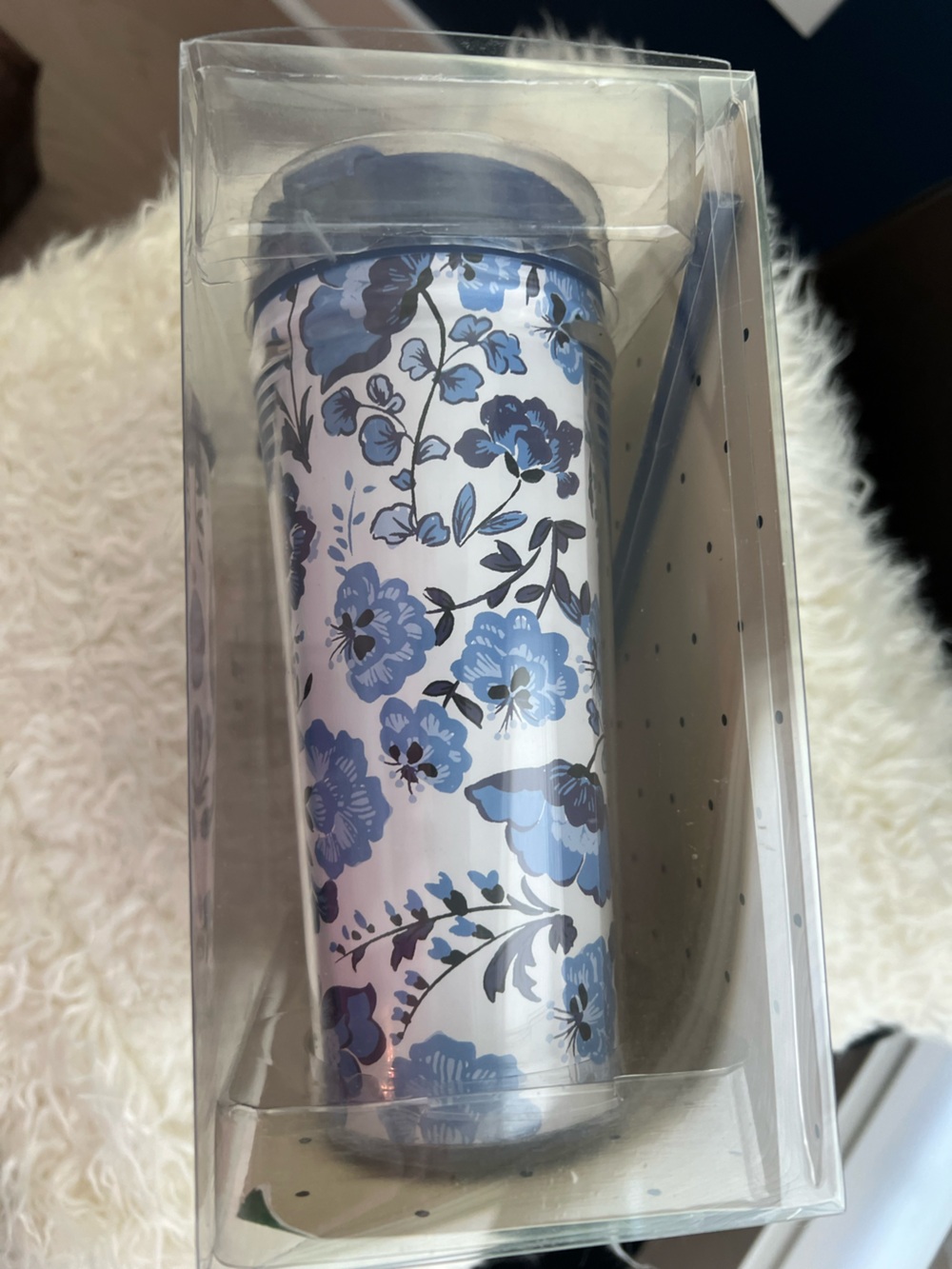 kate spade New York Blue Floral Peacock Tumbler Set - Picture 4 of 6
